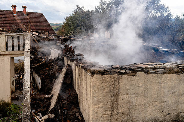 Professional Emergency Fire Cleanup technician working in Big Lake, WA